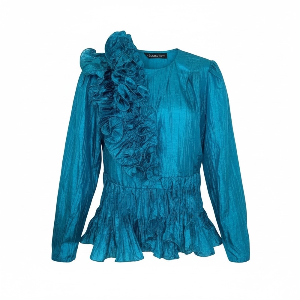 Vintage Avant garde dramatic blouse